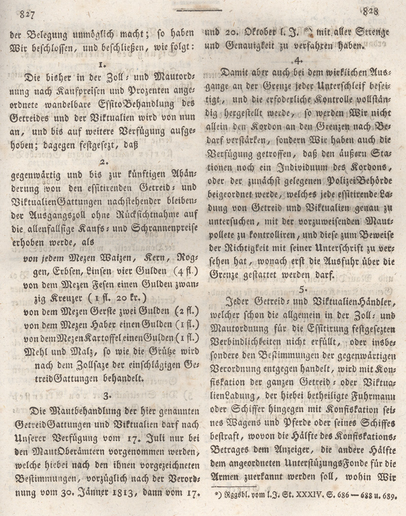 Ludwigskanal - Geschichte - Regierungsblatt