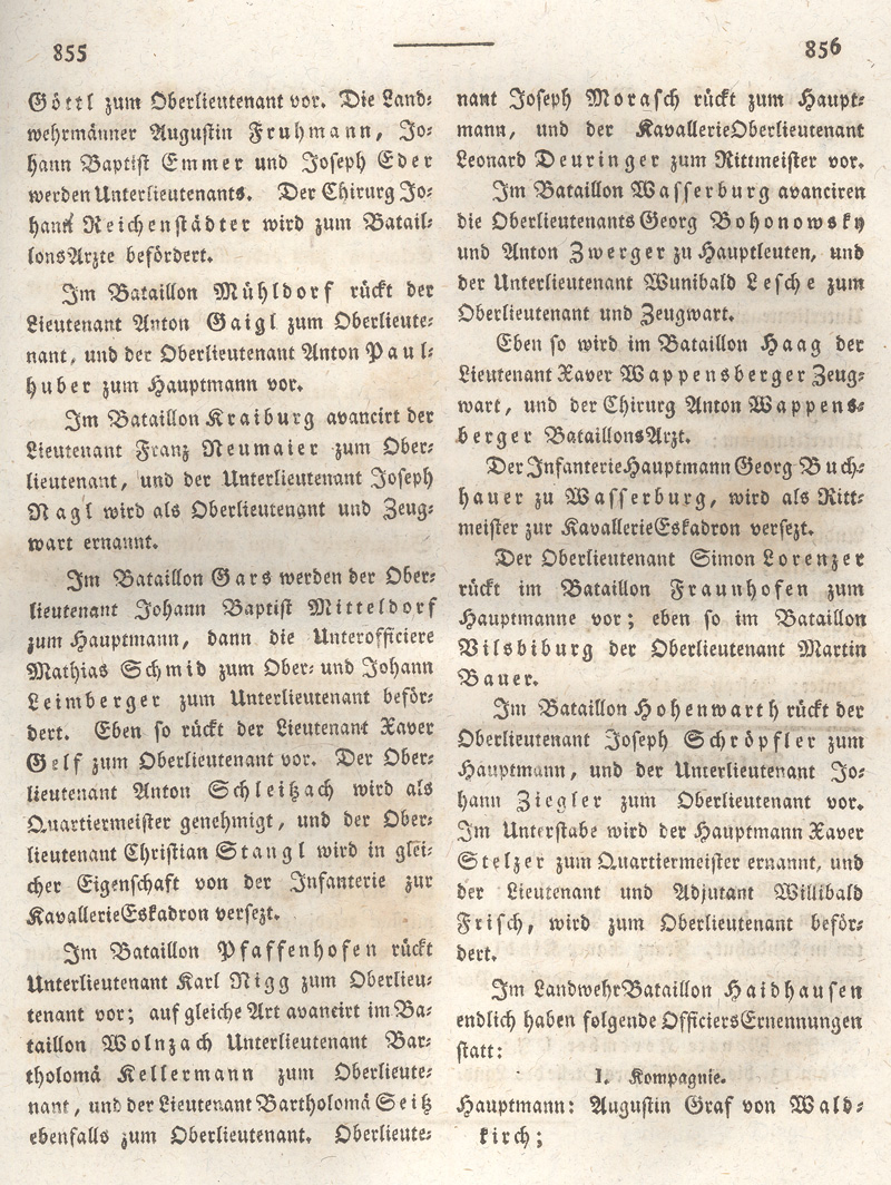 Ludwigskanal - Geschichte - Regierungsblatt