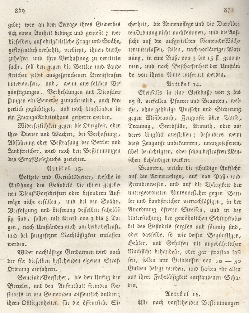 Ludwigskanal - Geschichte - Regierungsblatt