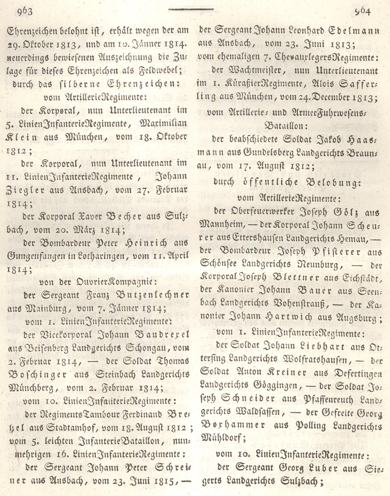 Ludwigskanal - Geschichte - Regierungsblatt