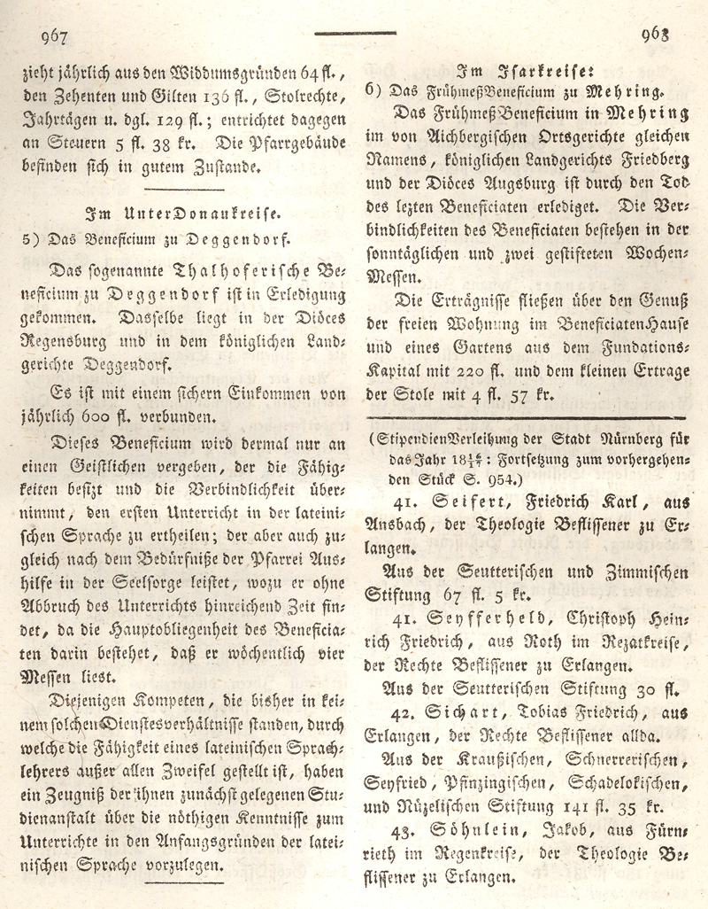 Ludwigskanal - Geschichte - Regierungsblatt