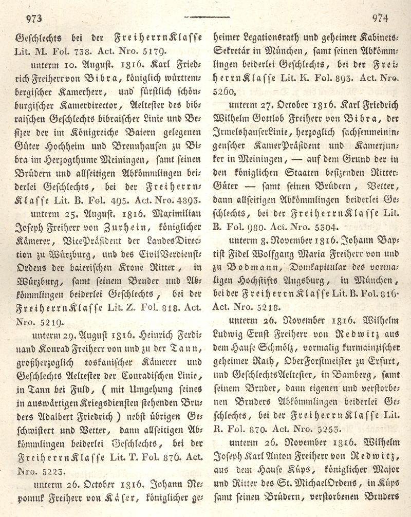 Ludwigskanal - Geschichte - Regierungsblatt