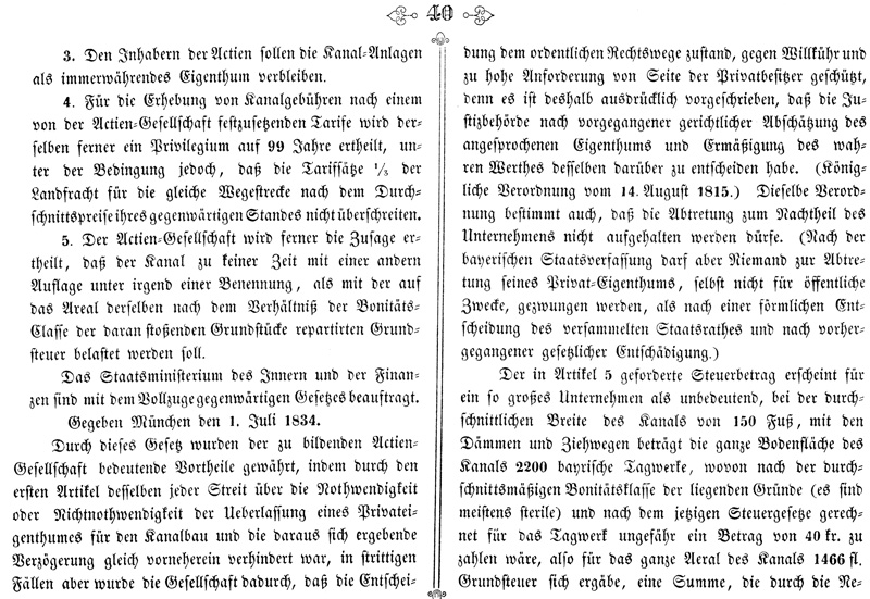 Ludwigskanal - Geschichte - Schultheis_1847