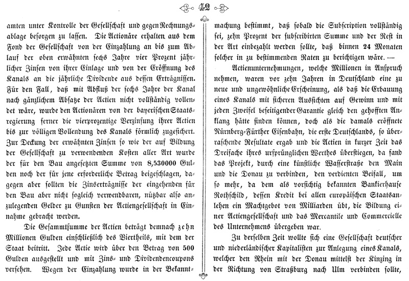 Ludwigskanal - Geschichte - Schultheis_1847