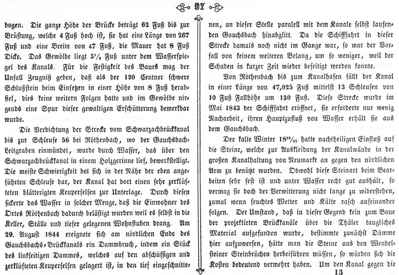 Ludwigskanal - Geschichte - Schultheis_1847