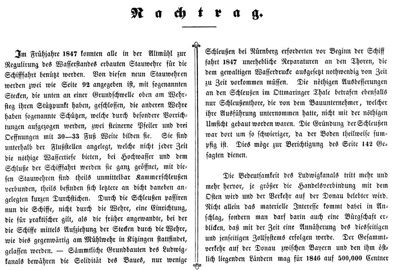 Ludwigskanal - Geschichte - Schultheis_1847