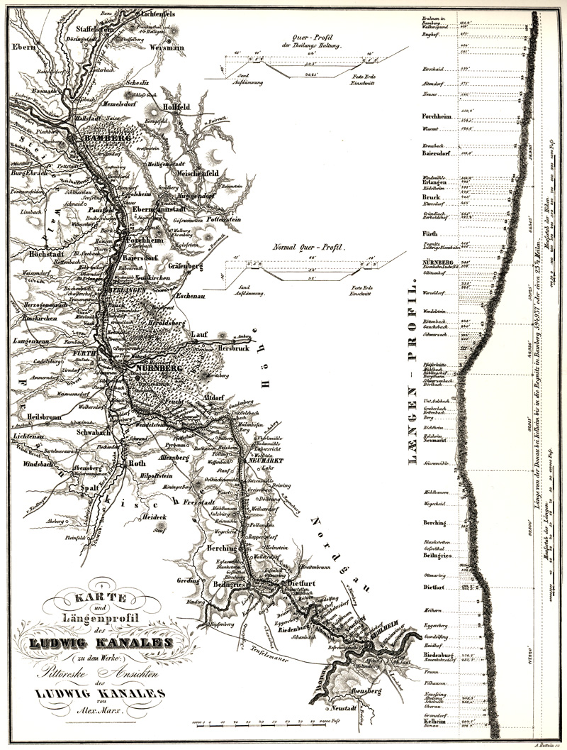 Ludwigskanal - Geschichte - Schultheis_1847