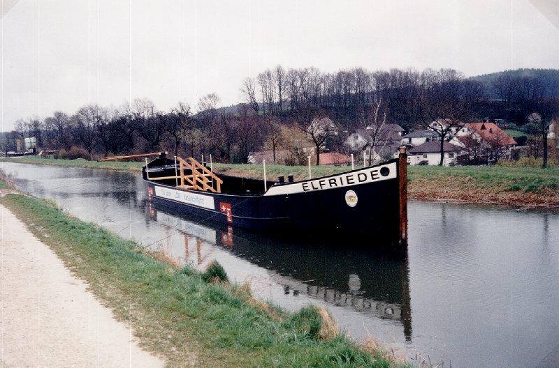 Scheitelhaltung Treidelschiff ELFRIEDE