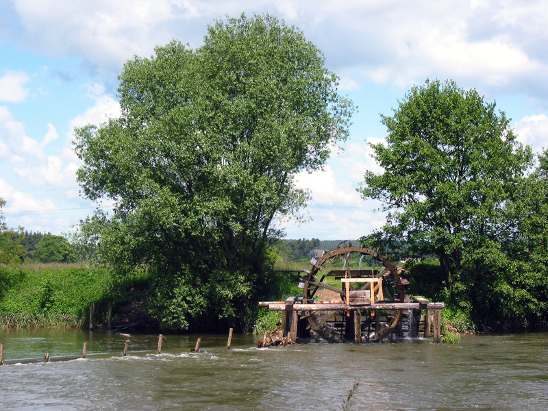 Wasserräder an der Regnitz