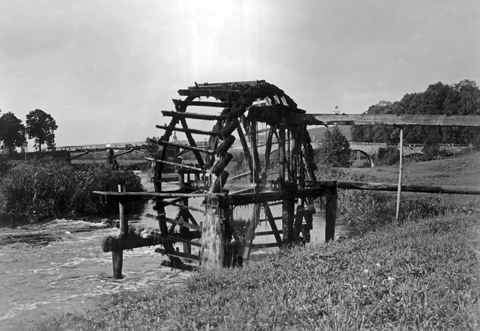 Wasserräder an der Regnitz