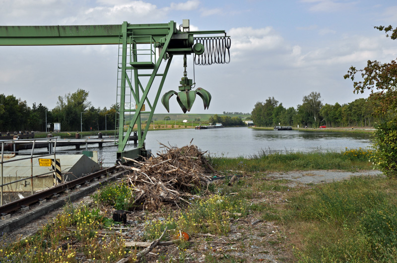 Staustufe/ Schleuse Gerlachshausen - Main