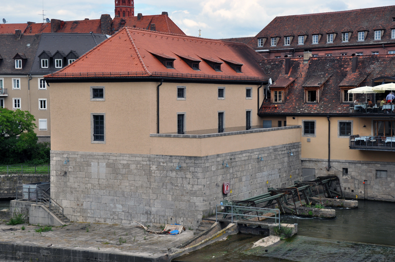 Staustufe/ Schleuse Würzburg - Main