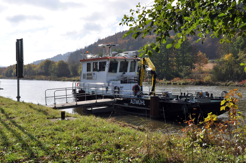 Main-Donau-Kanal - Schleuse Dietfurt - Haltung Berching-Beilngries