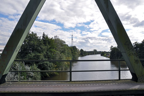 Schleuse Forchheim - Eisenbahnbrücke