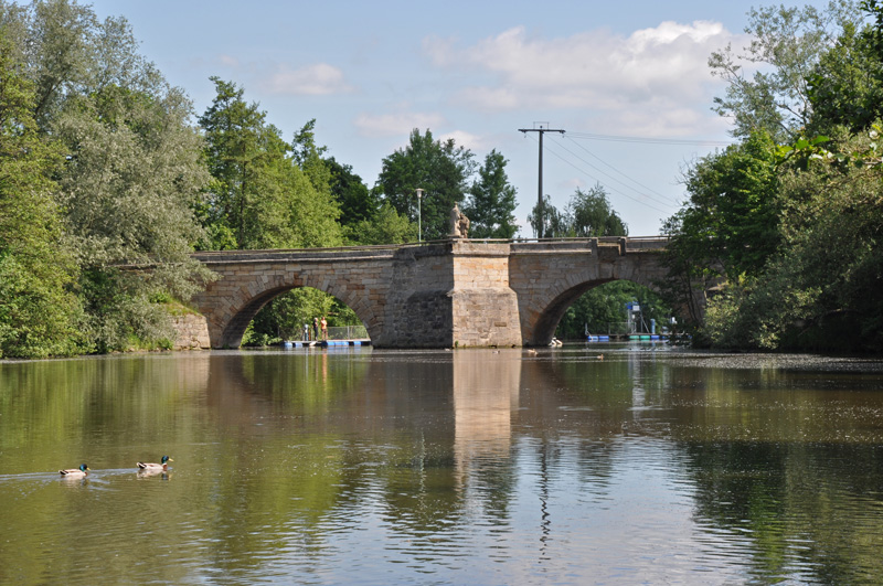 Schleuse Forchheim - Alte Regnitzbrücke