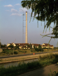 Schleuse Nürnberg - Fernmeldeturm