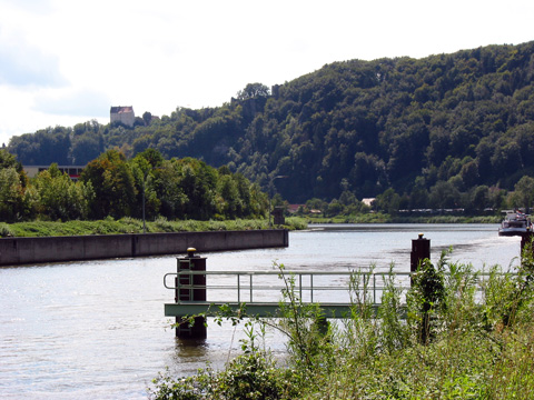 Main-Donau-Kanal - Schleuse/Staustufe Riedenburg