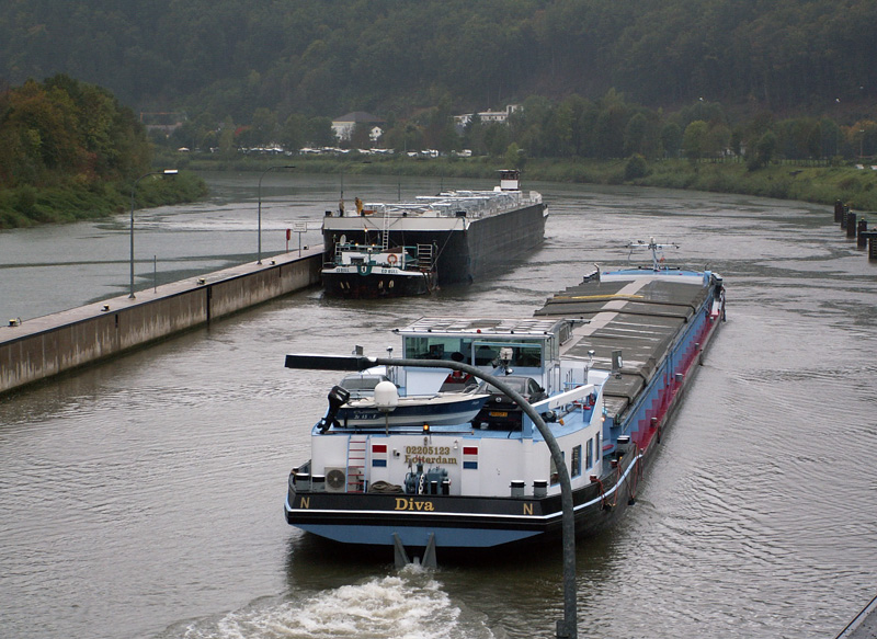 Main-Donau-Kanal - Schleuse / Staustufe Riedenburg