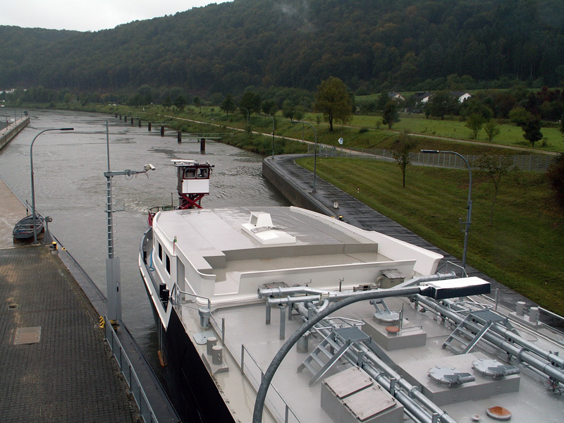 Main-Donau-Kanal - Schleuse / Staustufe Riedenburg