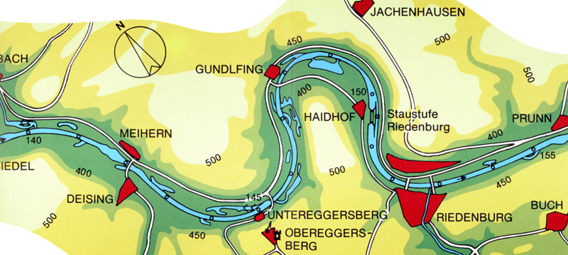 Main-Donau-Kanal - Schleuse / Staustufe Riedenburg