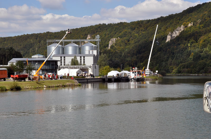 Main-Donau-Kanal - Schleuse / Staustufe Riedenburg