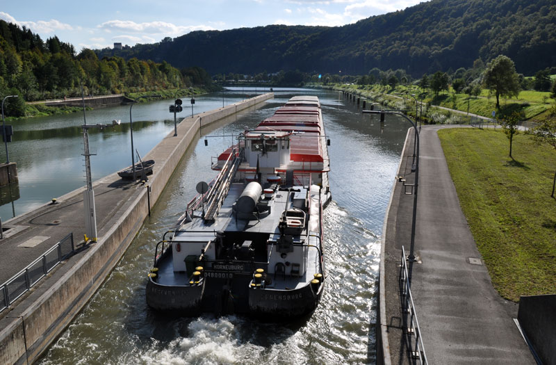 Main-Donau-Kanal - Schleuse / Staustufe Riedenburg