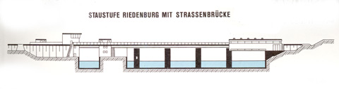 Main-Donau-Kanal - Schleuse / Staustufe Riedenburg