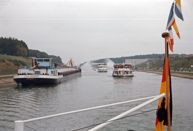 Main-Donau-Kanal - Scheitelhaltung - Europäische Wasserscheide