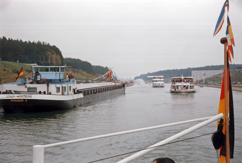 Main-Donau-Kanal - Scheitelhaltung - Europäische Wasserscheide