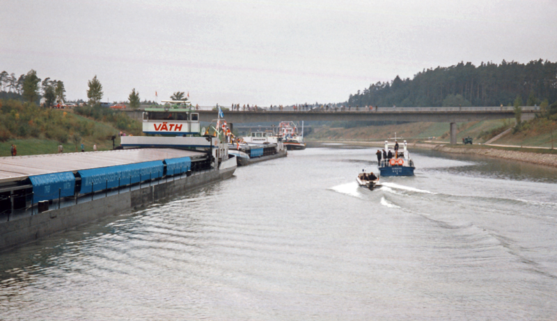 Main-Donau-Kanal - Scheitelhaltung - Europäische Wasserscheide