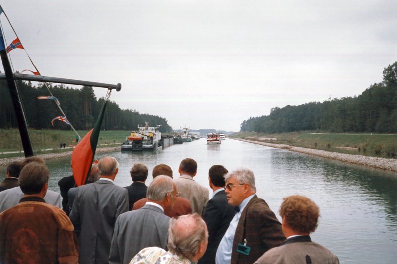 Main-Donau-Kanal - Scheitelhaltung - Europäische Wasserscheide