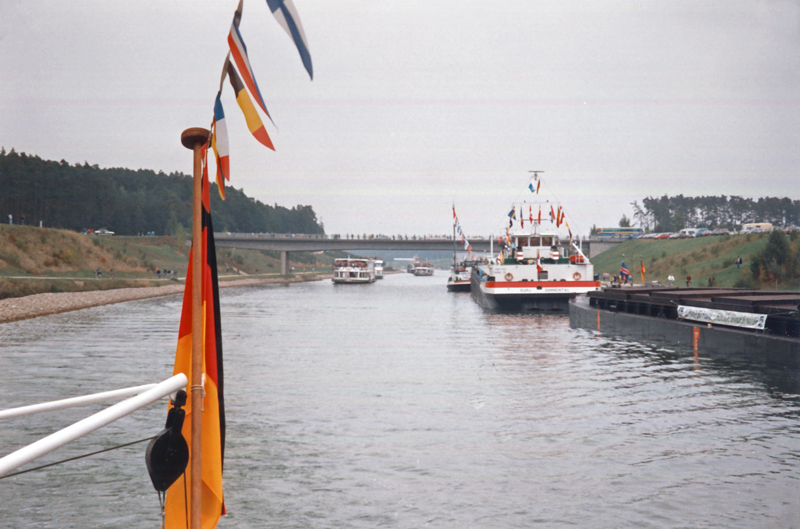 Main-Donau-Kanal - Scheitelhaltung - Europäische Wasserscheide