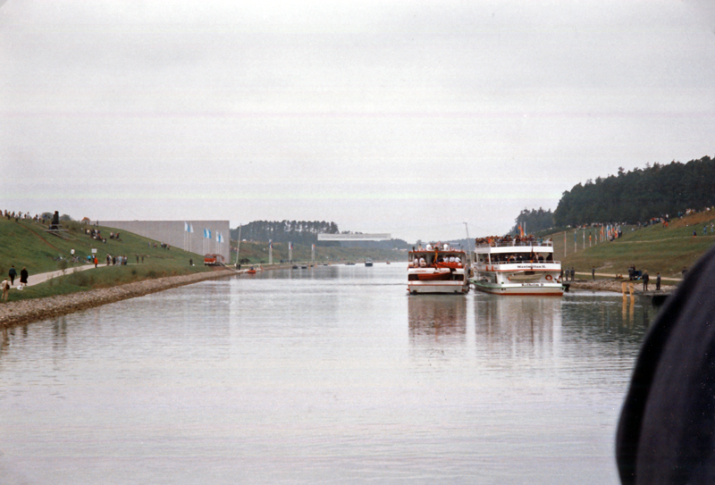 Main-Donau-Kanal - Scheitelhaltung - Europäische Wasserscheide