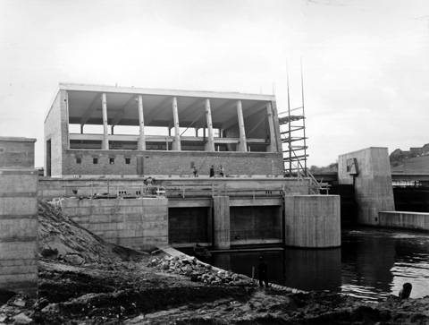 Schleuse Forchheim - Staustufe