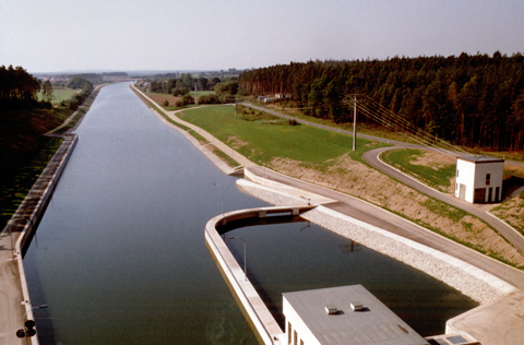 Main-Donau-Kanal - Schleuse Hilpoltstein