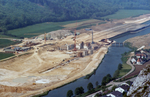 Main-Donau-Kanal - Schleuse Kelheim