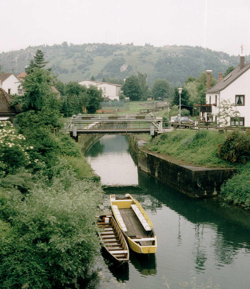 Bilder Ludwigskanal- Bild Schleuse 1 Kelheim