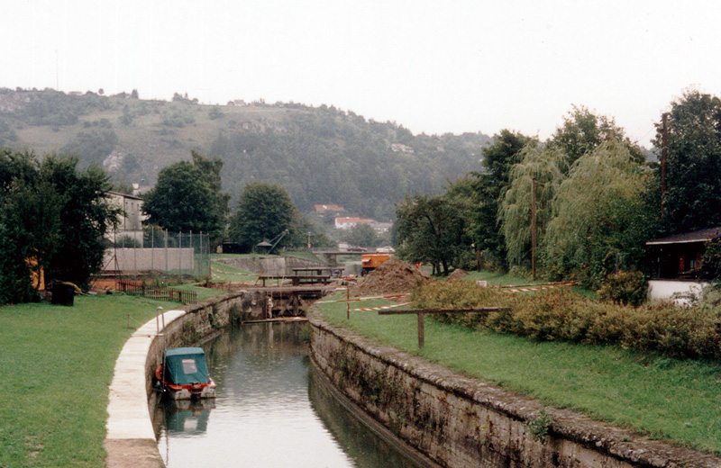 Bilder Ludwigskanal- Bild Schleuse 1 Kelheim