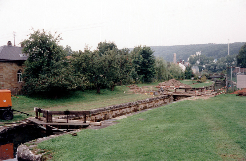 Bilder Ludwigskanal- Bild Schleuse 1 Kelheim