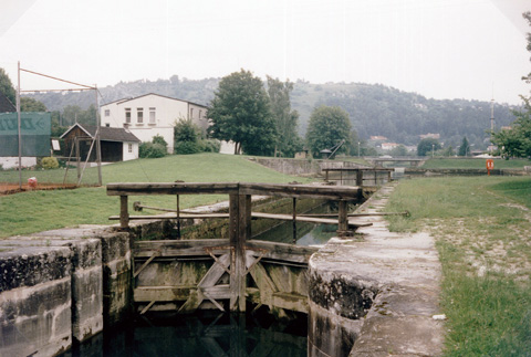 Bilder Ludwigskanal- Bild Schleuse 1 Kelheim