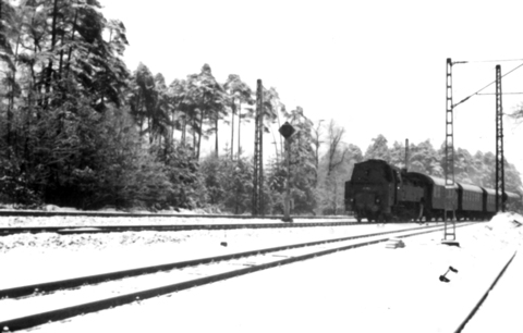 Schleuse 36 - Bahnhof Burgthann - Strecke nach Allersberg