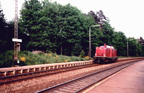 Schleuse 36 - Bahnhof Burgthann - Strecke nach Allersberg