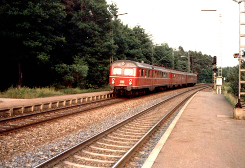 Schleuse 36 - Bahnhof Burgthann - Strecke nach Allersberg