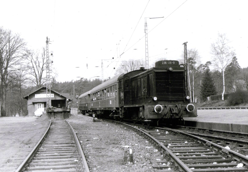 Schleuse 36 - Bahnhof Burgthann - Strecke nach Allersberg