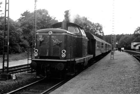 Schleuse 36 - Bahnhof Burgthann - Strecke nach Allersberg