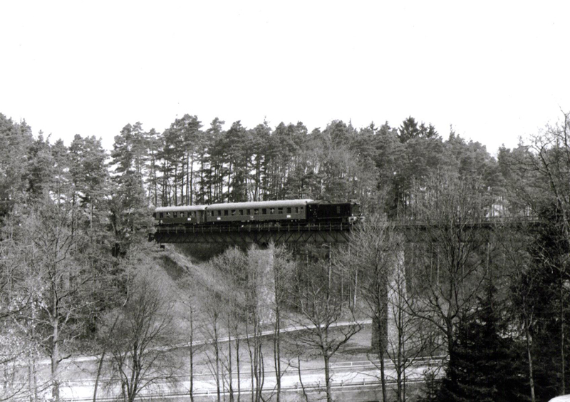 Schleuse 36 - Bahnhof Burgthann - Strecke nach Allersberg