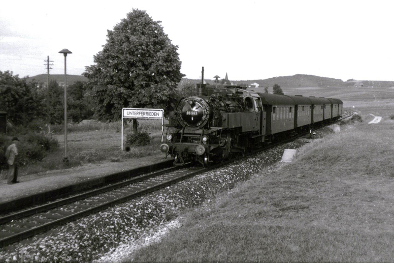 Schleuse 36 - Bahnhof Burgthann - Strecke nach Allersberg