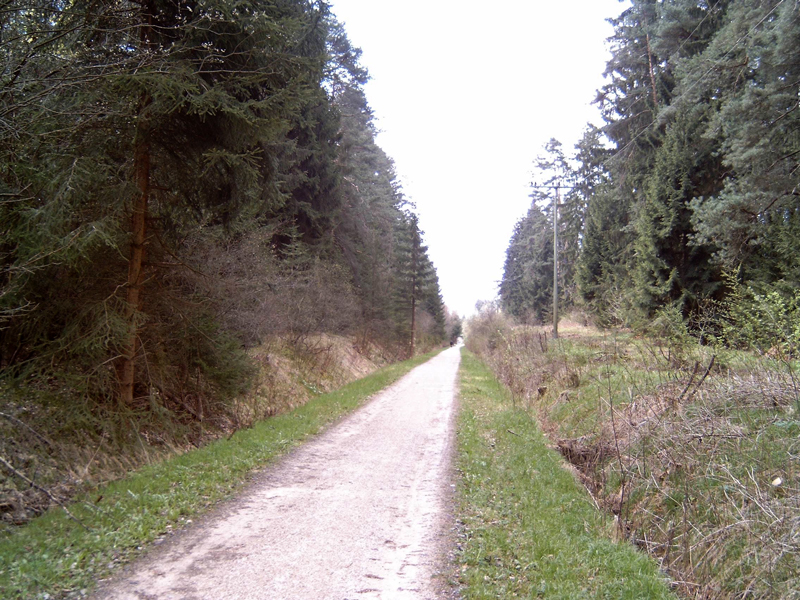 Schleuse 36 - Bahnhof Burgthann - Strecke nach Allersberg