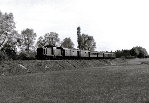 Schleuse 36 - Bahnhof Burgthann - Strecke nach Allersberg