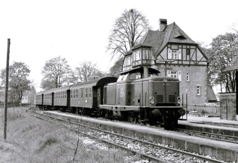 Schleuse 36 - Bahnhof Burgthann - Strecke nach Allersberg